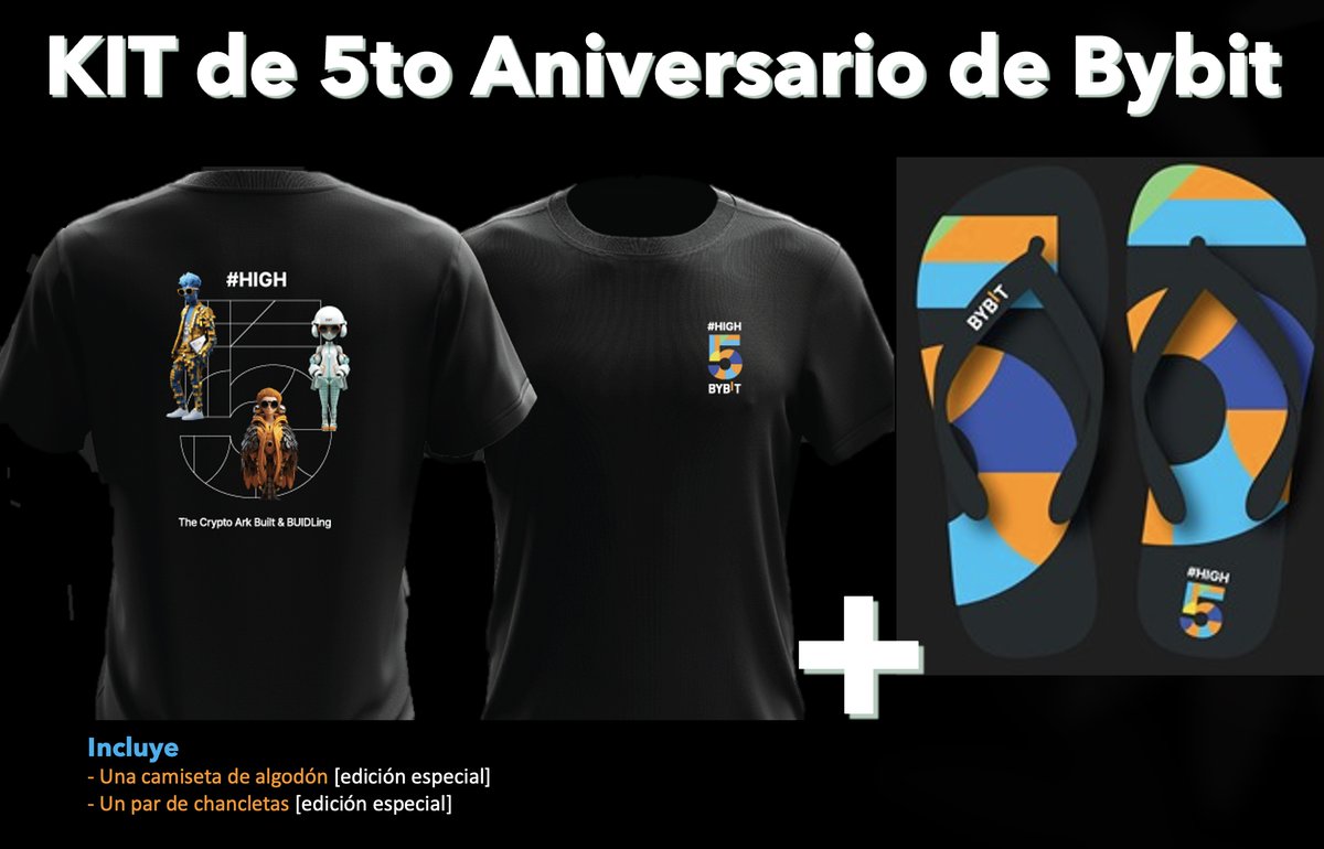 Bybit_Latam's tweet photo. Cumplimos 5 años en diciembre y queremos festejarlo contigo 🥳
Por eso preparamos este súper kit del 5º Aniversario de Bybit para que participes 🤩

Solo debes darle like a este post, RT y etiquetar a un amig@ hasta las 21:00UTC 20/11

Los 5 ganadores serán anunciados el 20/11/23 https://t.co/en2z7OZ2aN