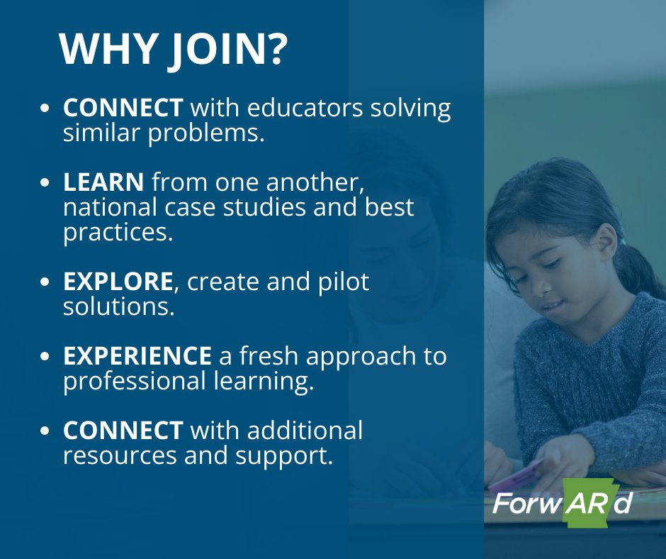 Considering joining our new initiative, The LeARner Collective?  Here are a few reasons why you should apply to be a part of our first cohort!

forwardarkansas.org/case-studies/t…
