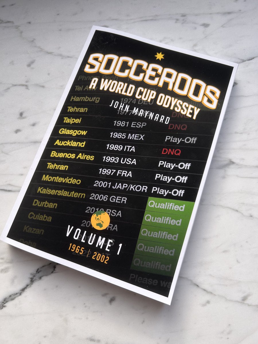 Arrived in the mail yday. Look forward to getting stuck in over the summer while in Oz. Only appropriate that a chronicle of this quality is authored by someone born and bred in Adamstown, one of the cradles of Australian football. Thanks to ⁦@bonitamersiades⁩ also in order