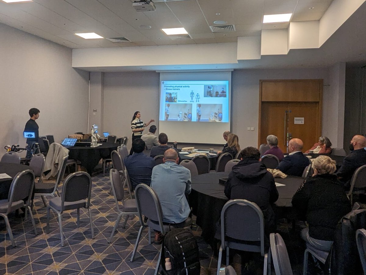 Carlos Cifuentes (@cacifuentesg) on Twitter photo Today, we conducted a workshop at the WCP & BSWCSP conference "Care in a Digital Age" in Swindon
wiltshirecarepartnership.org.uk/events/wcp-and…
We presented exciting demos and discussed the future of care
<a href="/BristolRobotLab/">BristolRoboticsLab</a> <a href="/UWEBristol/">UWE Bristol</a> <a href="/MarcelaMuneraR/">Marcela Múnera</a> @WCP_Tweets Today, we conducted a workshop at the WCP & BSWCSP conference "Care in a Digital Age" in Swindon
wiltshirecarepartnership.org.uk/events/wcp-and…
We presented exciting demos and discussed the future of care
<a href="/BristolRobotLab/">BristolRoboticsLab</a> <a href="/UWEBristol/">UWE Bristol</a> <a href="/MarcelaMuneraR/">Marcela Múnera</a> @WCP_Tweets