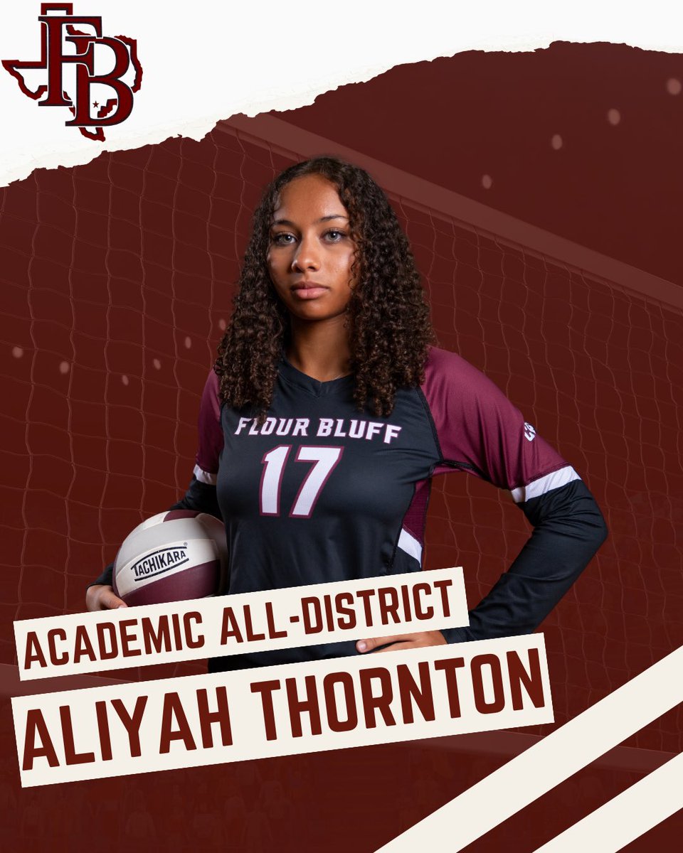 <a href="/FBHornetVB/">Flour Bluff Volleyball</a> Academic All-District 📖🏐

Aliyah Thornton 🎉