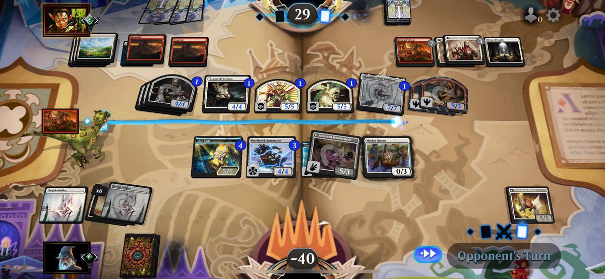 GerrieGreyling's tweet photo. Got to love a game where you #WIN with -40 life vs 28… #MTG #MagicTheGathering #Standard #RageQuit ⚪️ https://t.co/D0t5HsabaD