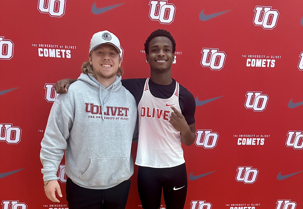 camron_dew's tweet photo. Had a great visit today at the University of olivet, it was amazing going on a tour around campus and learning about the great track and field program.@UOlivetXCTF @CoachLutzke https://t.co/RYBTLHNbn1