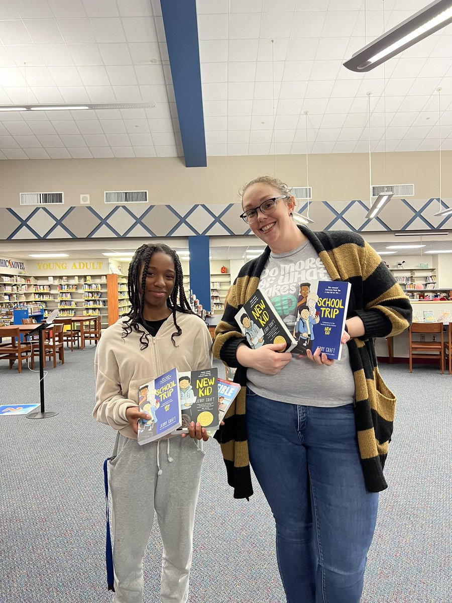 Where does <a href="/HopperMSOrch/">Hopper Orchestra</a> get all those cool books? <a href="/HopperMS/">Hopper Middle School</a> <a href="/CyFairISD/">Cypress-Fairbanks ISD</a> <a href="/CyFairLibraries/">CyFairLibraries</a> ! Thanks for bringing your mentee to library and creating a plan to read over break!