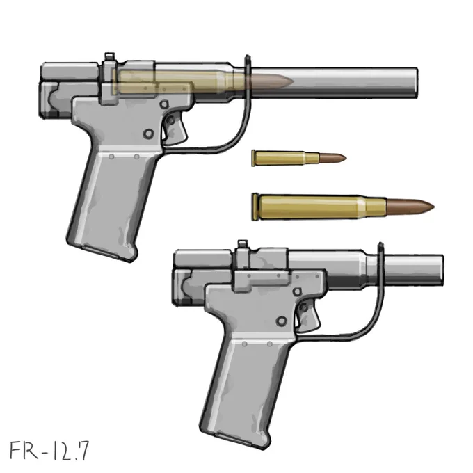 #架空銃展覧会 7.62 12.7 30 の各種リベレーター