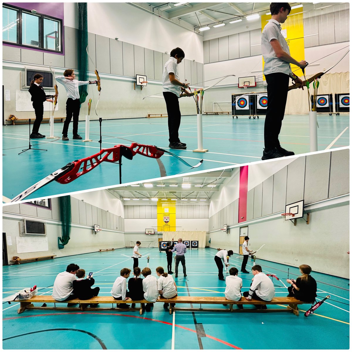 ccsarchery's tweet image. New term, new archers, and a few impressive regulars.  #archery #saethyddiaeth #schoolarchery
