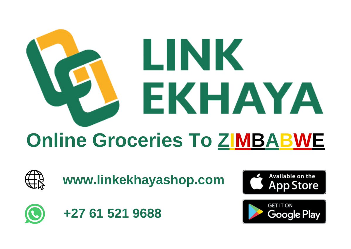 LinkEkhaya's tweet photo. We Are Here To Help You Remember Those Back Home While In The #Diaspora  

Send #Groceries To Zimbabwe From Our #App or #Website Today.

#Zimbabwe  #Shop #Grocery #Food #December 
#Zim https://t.co/rqpM310P2h