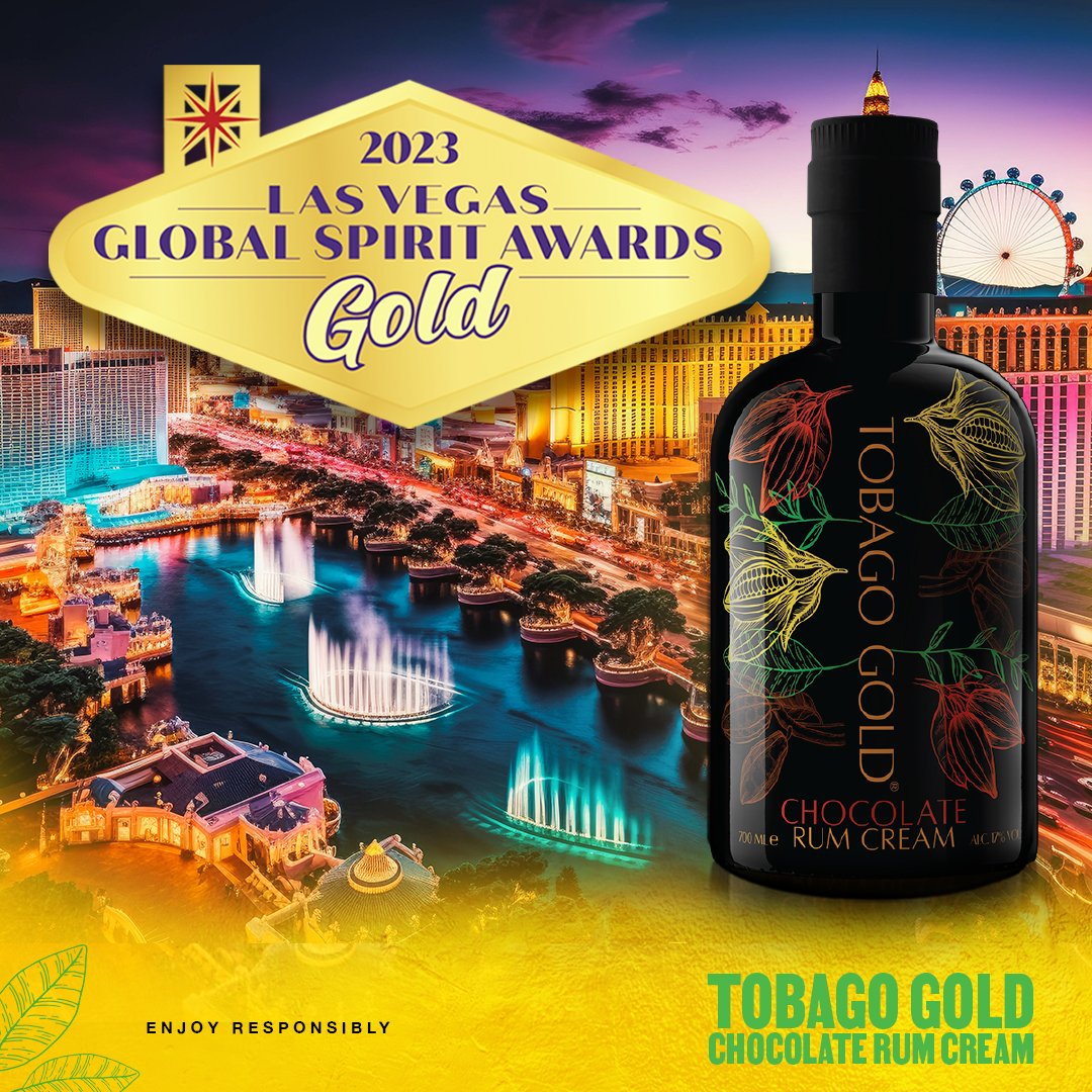 TobagoGold's tweet image. #TobagoGold hits the jackpot at the Las Vegas Global Spirit Awards💫

#AnotherOne #AnotherWIn 🏆

#TrinidadandTobago #Caribbean #rum #spiceitup #timetococoa #chocolate #tobagolove