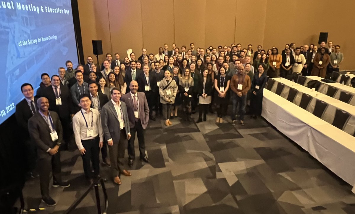 Anna Janss and Edjah Nduom kicked off a great day filled with valuable lectures &amp; small group discussions on navigating job searches, faculty life, &amp; going beyond the hospital walls, as part of the 5th Annual SNO Fellow and Early Clinician/Investigator Career Retreat! #SNO2023