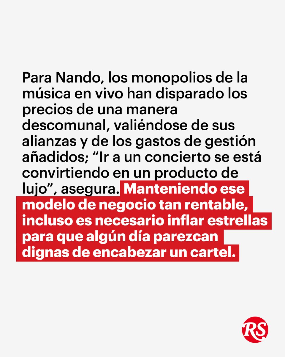 RollingStoneMX's tweet photo. “El agujero negro de la música”, eso parecen ser los grandes festivales ante los ojos del periodista español Nando Cruz, quien durante décadas ha asistido a estos eventos, para luego reflexionar y escribir sobre ellos.

🔗 Sigue el artículo completo: https://t.co/vR5CuXLTH3 https://t.co/KTe1TmnwSM