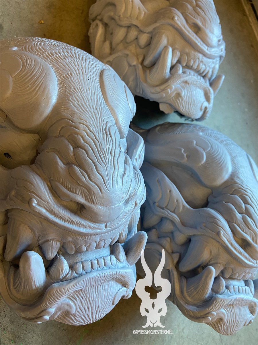 missmonstermel's tweet photo. Bringing Ornate Panther blank masks back for a bit- Iโll have a few casts available this Friday at 2pm PST! #missmonster #missmonstermel #ornatepanther #mask #prop #resinmask https://t.co/pbbrQC7sBn