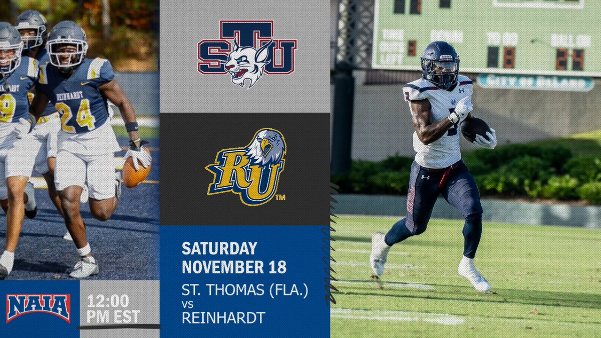 🏈
The #NAIAFootball Championship Series starts this weekend!  Follow all things FCS --> bit.ly/3SHTP5G

<a href="/dordtdefenders/">Dordt Defender Athletics</a> &amp; <a href="/BravesAthletics/">Braves Athletics</a> will battle in Sioux Center, Iowa
<a href="/STU_Athletics/">STU Athletics</a> vs. @RU_Eaglestake the gridiron in Miami Gardens, Fla. 

#BattleForTheRedBanner