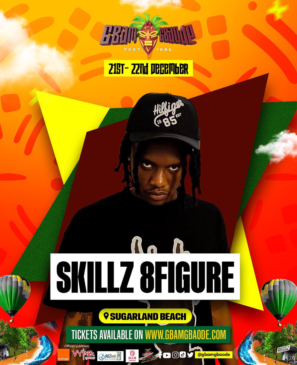 gbamgbaode's tweet photo. No need to introduce π₯πΈπ±
Itβs Skillz 8 Figure ποΈπ
#yagbadem #gbamgbaode2023
πΈπ±Sierra Leones biggest Festival
π21st & 22nd December 2023
πSugarland Beach, Freetown https://t.co/WJqnUU8VpX