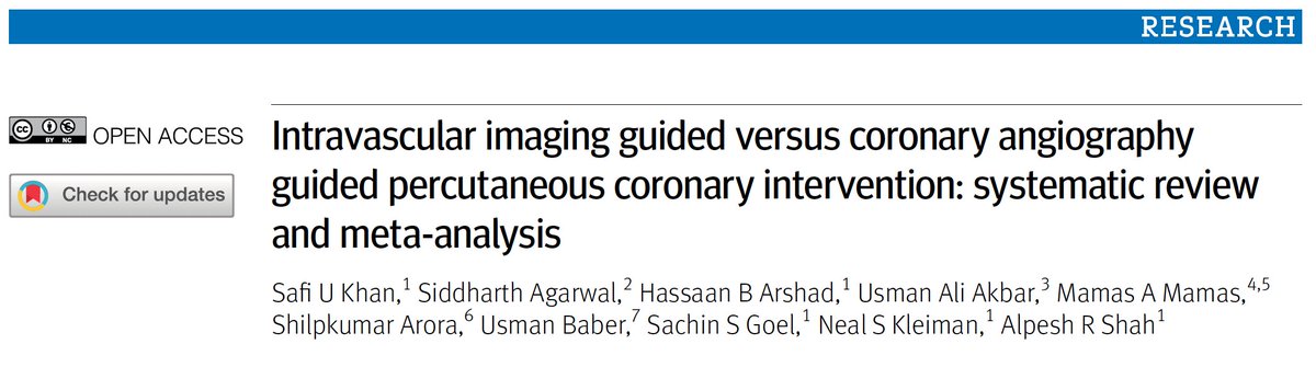 2. The estimated absolute benefits of intravascular imaging guided  PCI showed a proportional relation with  baseline risk, driven by the severity and complexity of coronary artery  disease. Even in the lowest risk cases absolute risk reduction varied from 9 to 35 per 1000