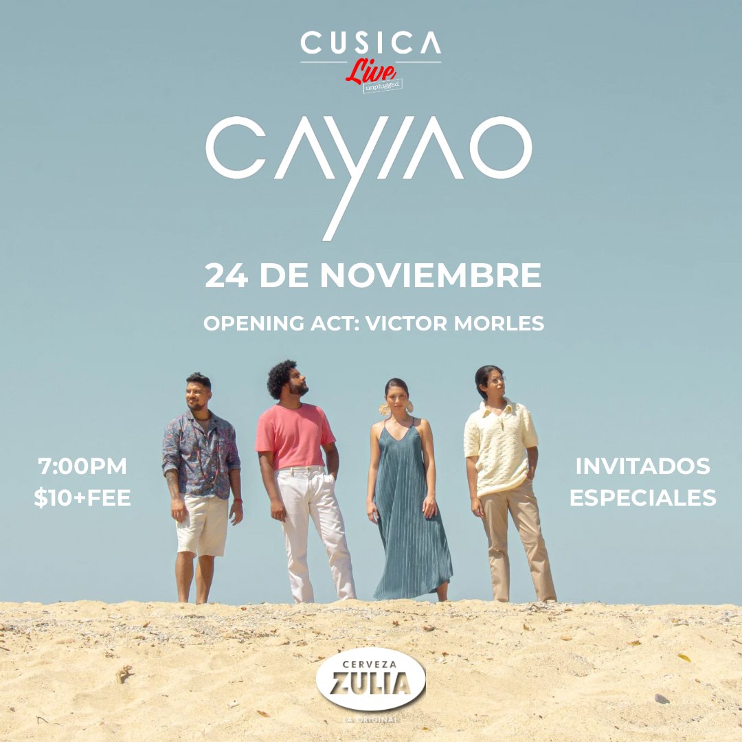 Tenemos mucha sorpresas!
Nos vemos en CÚSICA!

#cusica #cusicalive #cayiaoenvivo #cayiao #ManoTengoFe #24nov #Venezuela
