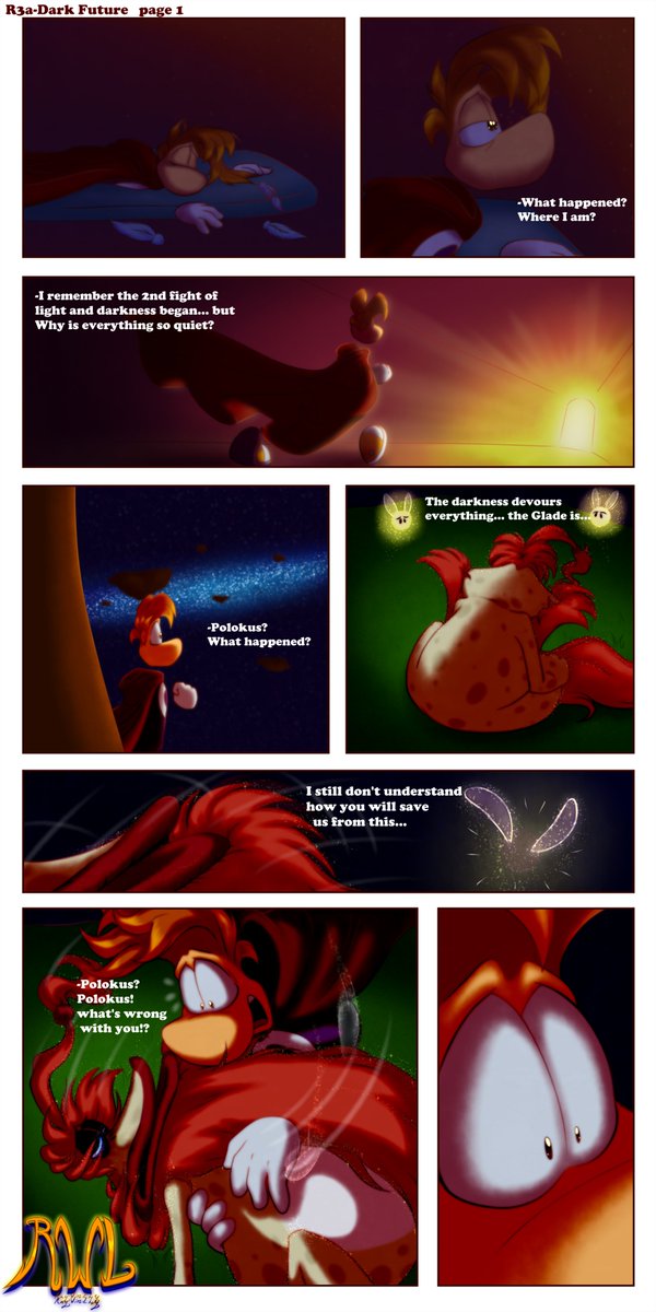 raywindly's tweet photo. Rayman Dark Future comic is already beginning to be published in my deviantArt, this story I will publish in parts, the next set of pages to be published will be a brief summary.
#Rayman #Wind #Polokus #Raynie #Windy
Better view in my deviantart:
https://t.co/FydaZKGFmH https://t.co/GoCrvxD8z6