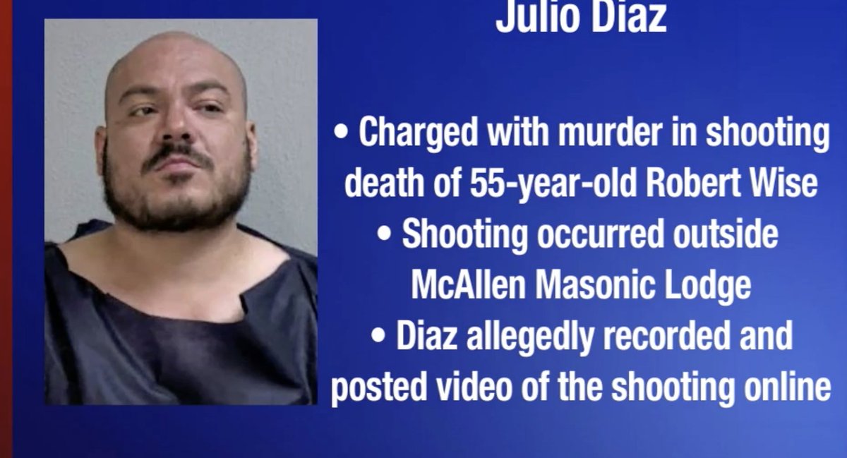 Julio Diaz, the suspect in the murder of a Freemason outside of the Masonic Hall in McAllen, Texas last July attended a hearing Nov 6th in which his defense attorney asked the trial  judge for more time to research his client's mental competency.
freemasonsfordummies.blogspot.com/2023/11/attorn…