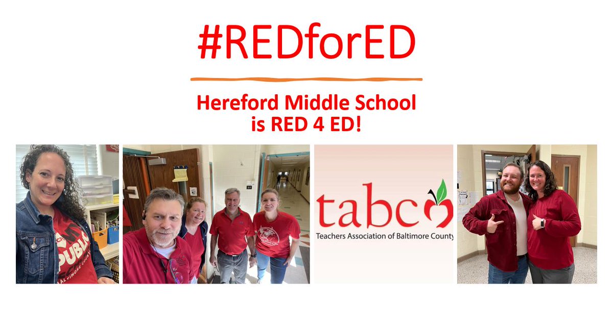 Hereford MS is #RedForEd!
<a href="/BaltCoPS/">Baltimore County Public Schools</a>
