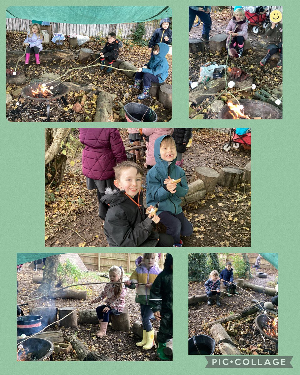 ysgolyddraig's tweet photo. Thank you @walkinthewild1 for a great forest schools session #Ogwr had a lovely time making s’mores #YYDchallenge #YYDenjoy #forestschool https://t.co/00jwebeEvF