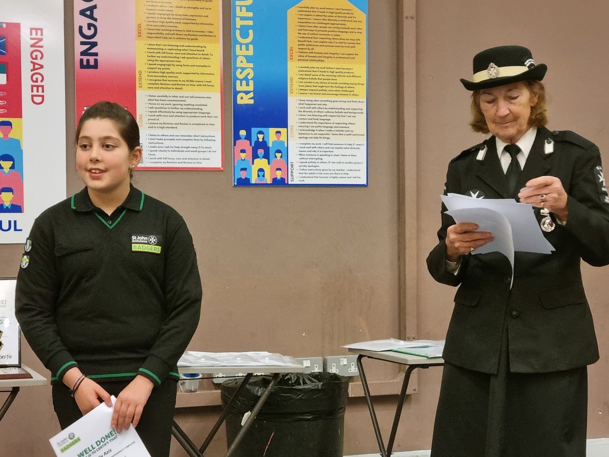 It was a pleaser to be invited to attend @SjaNorwich Central youth unit presentation tonight. An amazing amount of certificates, covering hundreds of hours worth of training by the cadets and Badgers. Well done all @SJANorfolk @stjohnambulance *Photo consent checked with UM