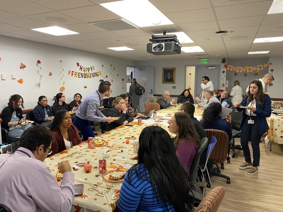 Wonderful to take a break & gather together for our annual division Friendsgiving🌾🦃 #Friendsgiving #workfamily #holidayseasonkickoff