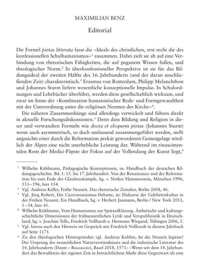 Das von mir gemeinsam mit Andreas Bihrer, <a href="/ulrichlehner/">Ulrich L. Lehner</a>, Andreas Mauz und Aleksandra Prica herausgegebene Jahrbuch "Pietas litterata" ist nun erschienen. <a href="/St_Riedl/">SteveRiedl</a> Wir freuen uns über Lektüre und Kritik! hiersemann.de/pietas-littera…
