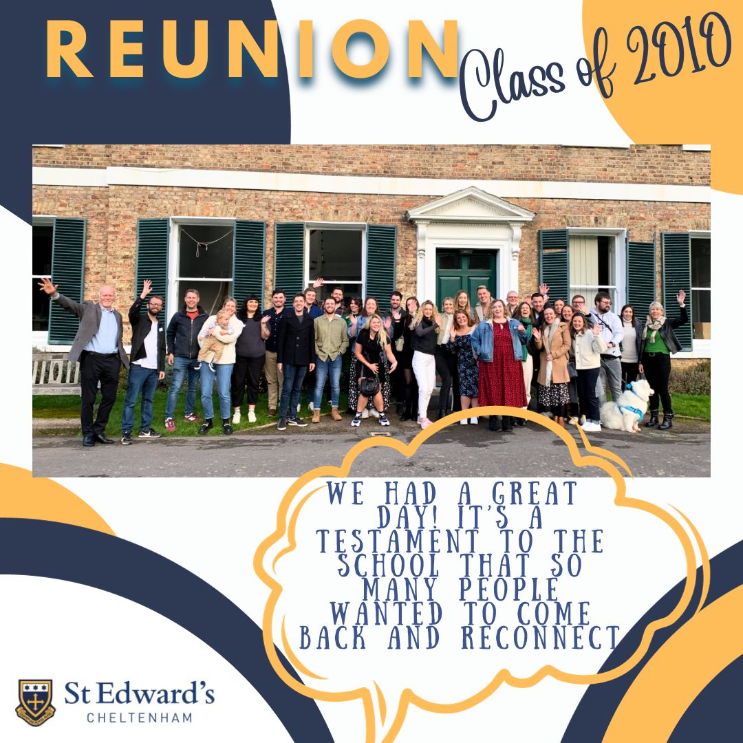 StEdwardsChelt's tweet photo. Last week, the Class of 2010 held a reunion. Memories & laughter were shared between students and staff. One said, "It was really lovely; thank you so much! We had a great day, and it's a testament to the school that so many people wanted to come back and reconnect".
#SECalumni https://t.co/wnrVtXZ37u