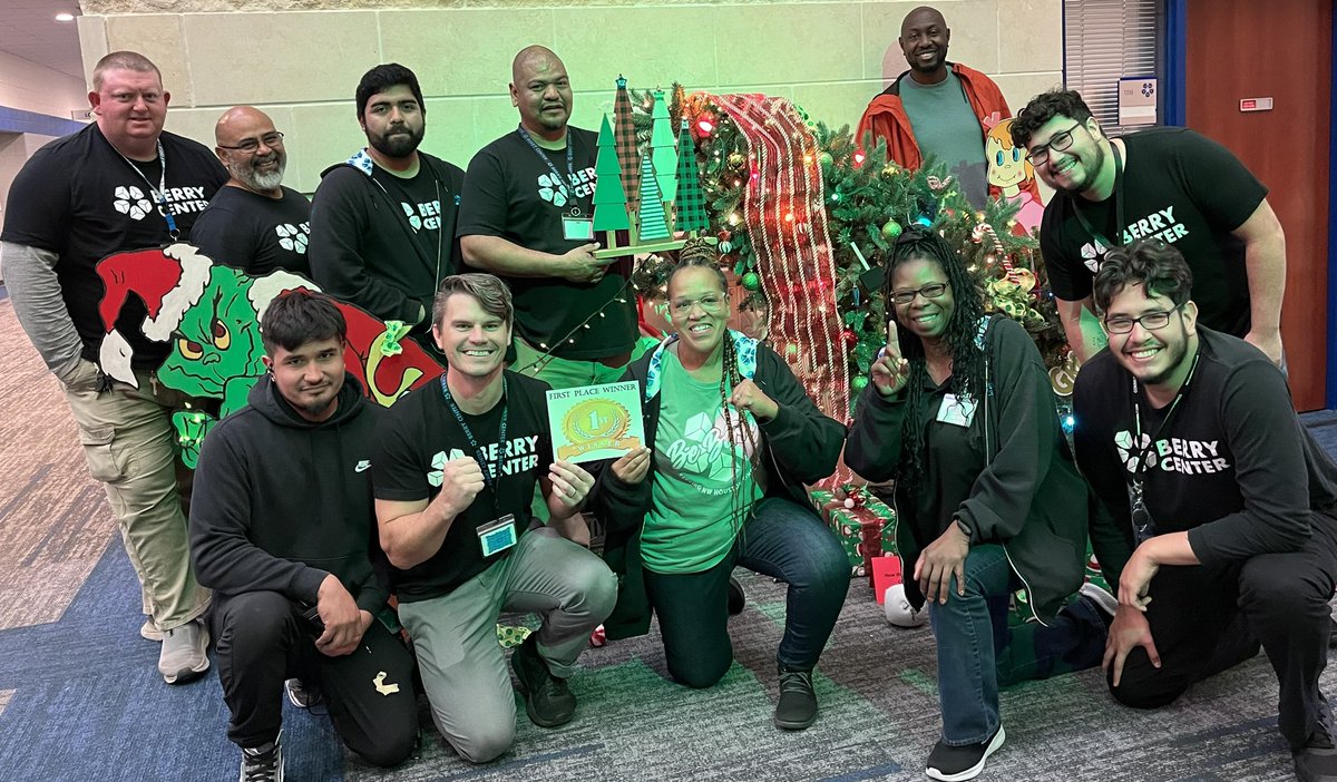 4th Annual @berrycenter Holiday Tree Decorating contest. 2023 winner Venue Service Crew (VSC) with the theme “The Grinch”! Check out all the trees through December 18. Congratulations!
