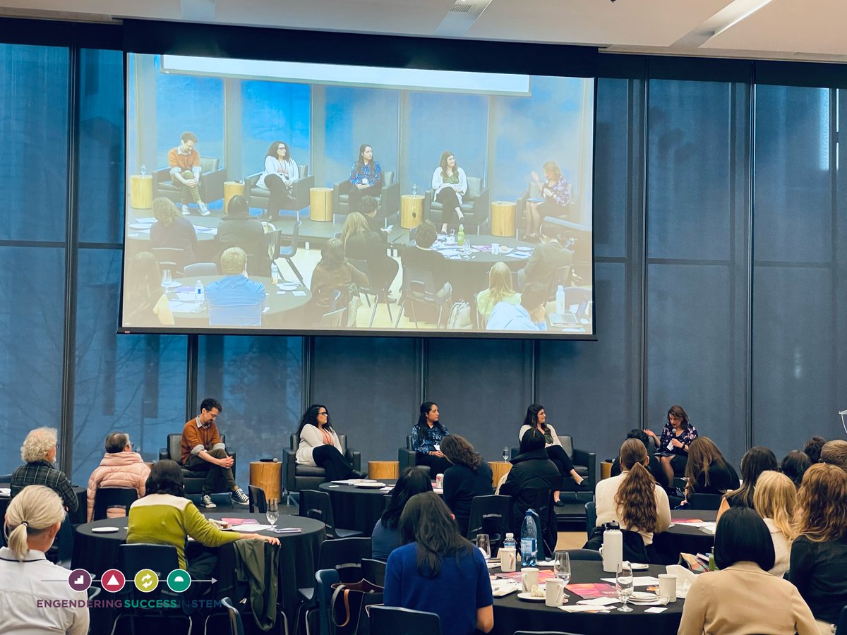 ess_consortium's tweet photo. 🎓 Wrapping up #bbbb2023 with a grand finale: Engendering Success in STEM Showcase!

A huge thanks to ESS Project Teams and Dr. Toni Schmader for an insightful journey through 6+ years of research on gender equality in STEM. Inspired and ready to make a difference! https://t.co/4v2IwJCVVa