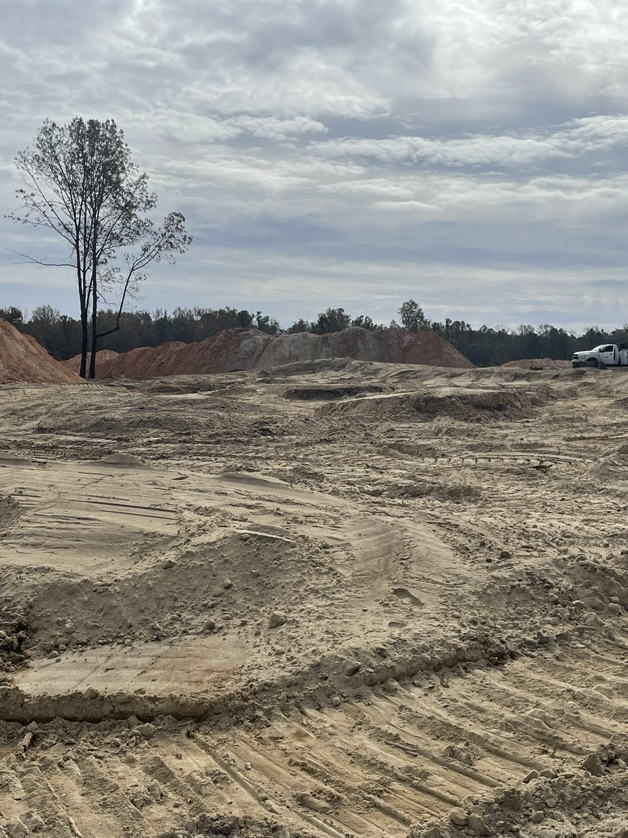 Site survey day at Broomsedge…some features starting to take shape