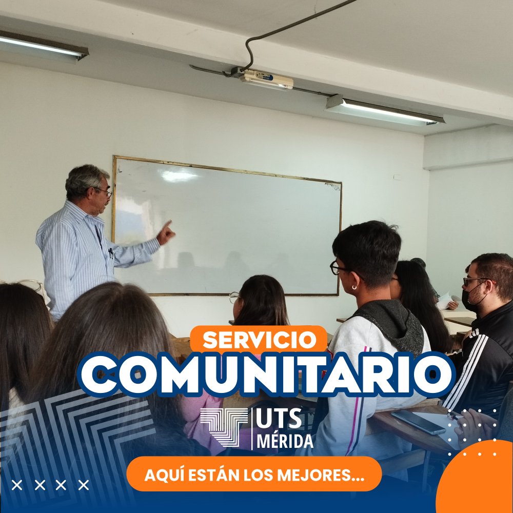 MeridaUts's tweet photo. 1/2 ¿Sabías que? El servicio comunitario es una oportunidad única para aplicar tus conocimientos, desarrollar tus habilidades y contribuir al bienestar social.
#ServicioComunitario #IUTAJS https://t.co/FFIkHJHZ4o