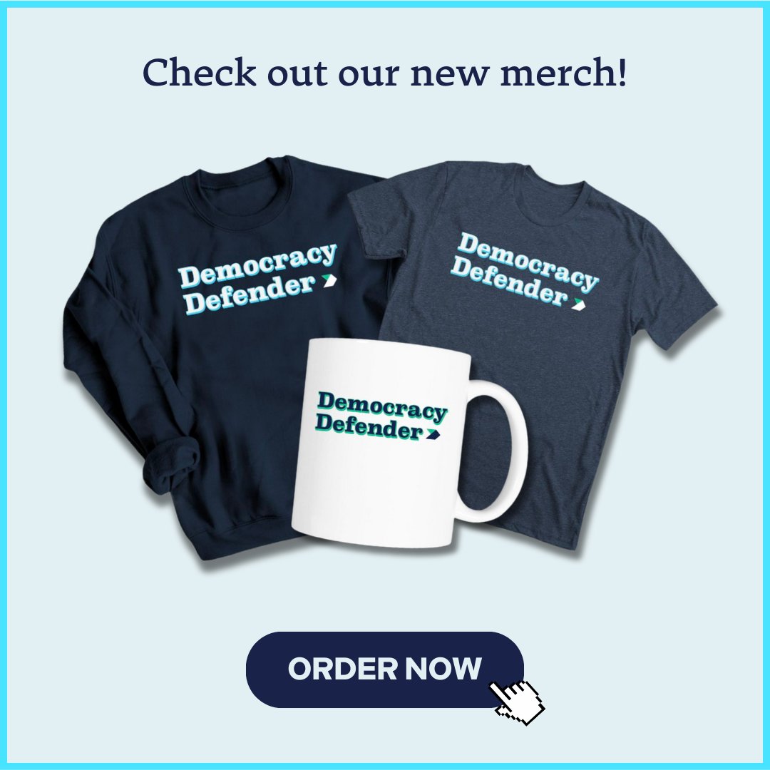 Defend our democracy & look good doing it! Check out our brand new merch today: democracyforward.org/store