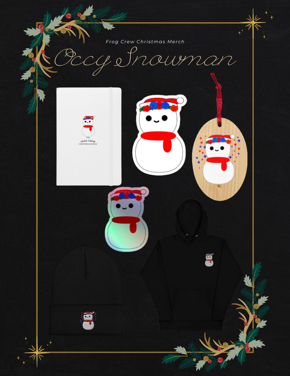 FroggiPastel's tweet photo. Here's The Final Line Up For All The Available Merch This Christmas Season! 

🎅Releases December 1st 2023🎅 https://t.co/C9UaVliDbQ