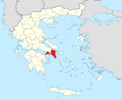 amazingmap's tweet photo. 40% Of the Greek population lives in the red area https://t.co/KZmDObMCAe