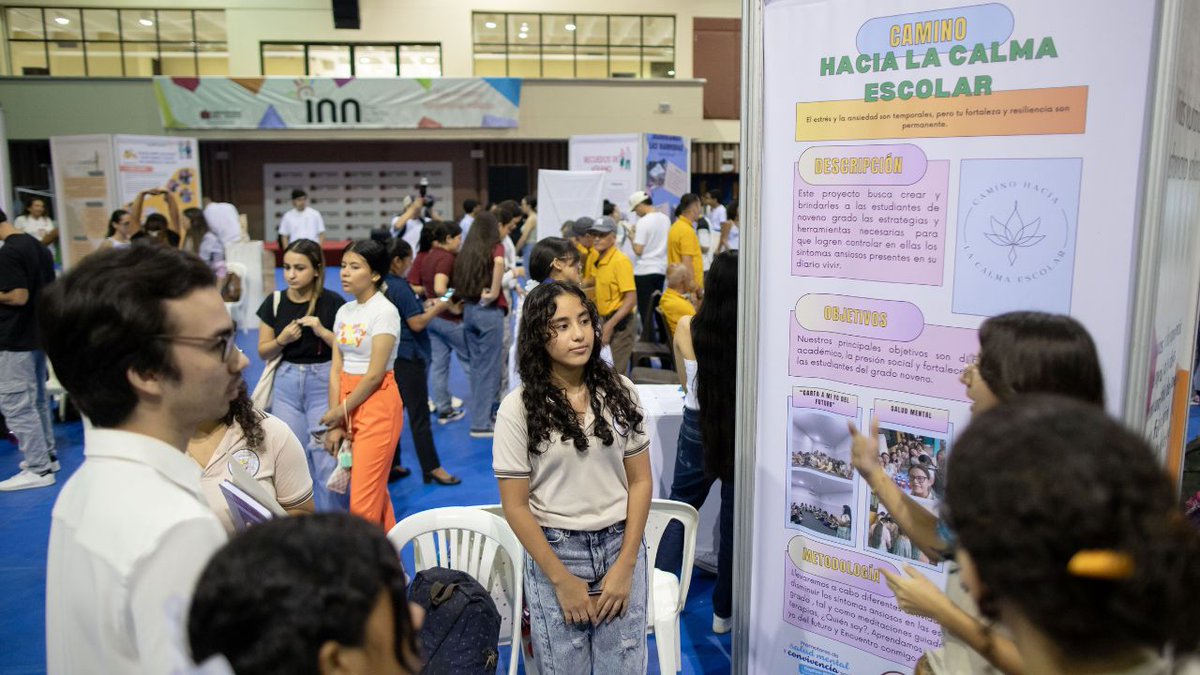 UninorteCO's tweet photo. #UninorteNoticia | Estudiantes comparten sus proyectos de impacto social en la Feria INN

La jornada dio a conocer iniciativas sostenibles y pedagógicas, desarrolladas por estudiantes de pregrado y bachilleres de colegios.

🔗https://t.co/skmBVrOTmt https://t.co/5kAHW4DEjK