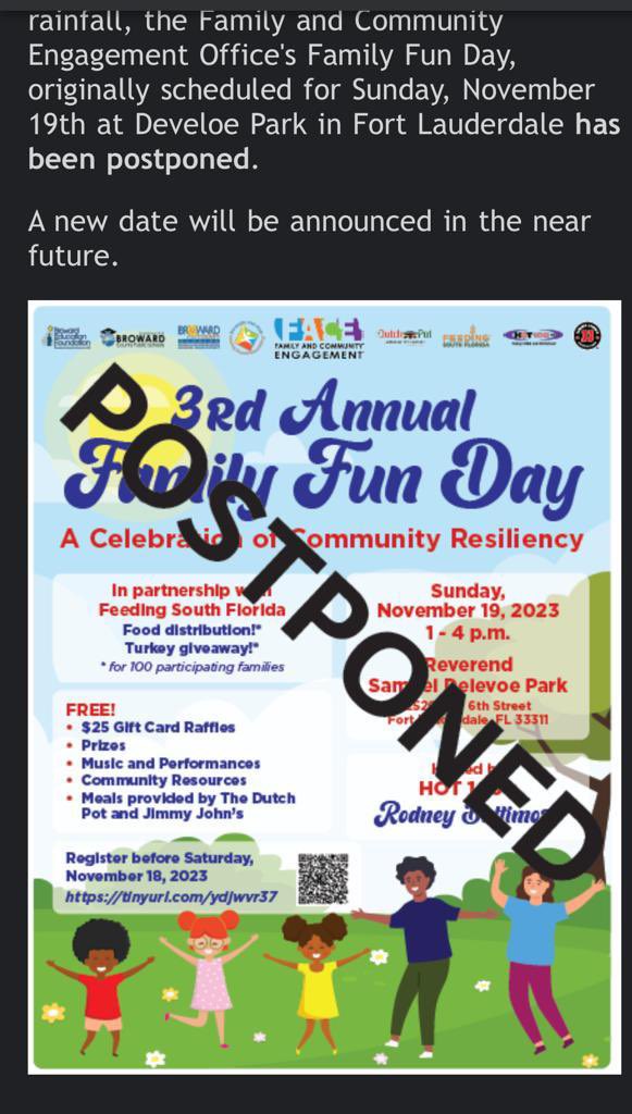 SimoneClowers's tweet photo. Postponed!!!! https://t.co/msyJgLHL7J