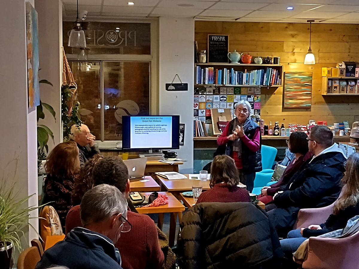 A fab event with presentations from @wildlifebcn @NewLifeOldWest and @Natures_Voice about the importance of Wetlands as part of our regular #ElyEarthCafe series #LocalClimateAction #biodiversity