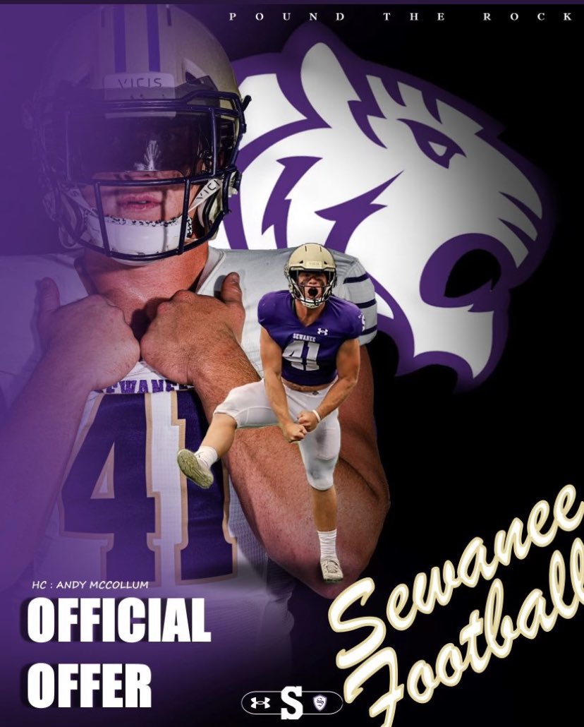 AmariWatson5's tweet image. Blessed and thankful to receive an offer from @SewaneeFootball !
Thank you to @coachpelton for the opportunity.
@hoyafbrecruit @HHSHoyaSports