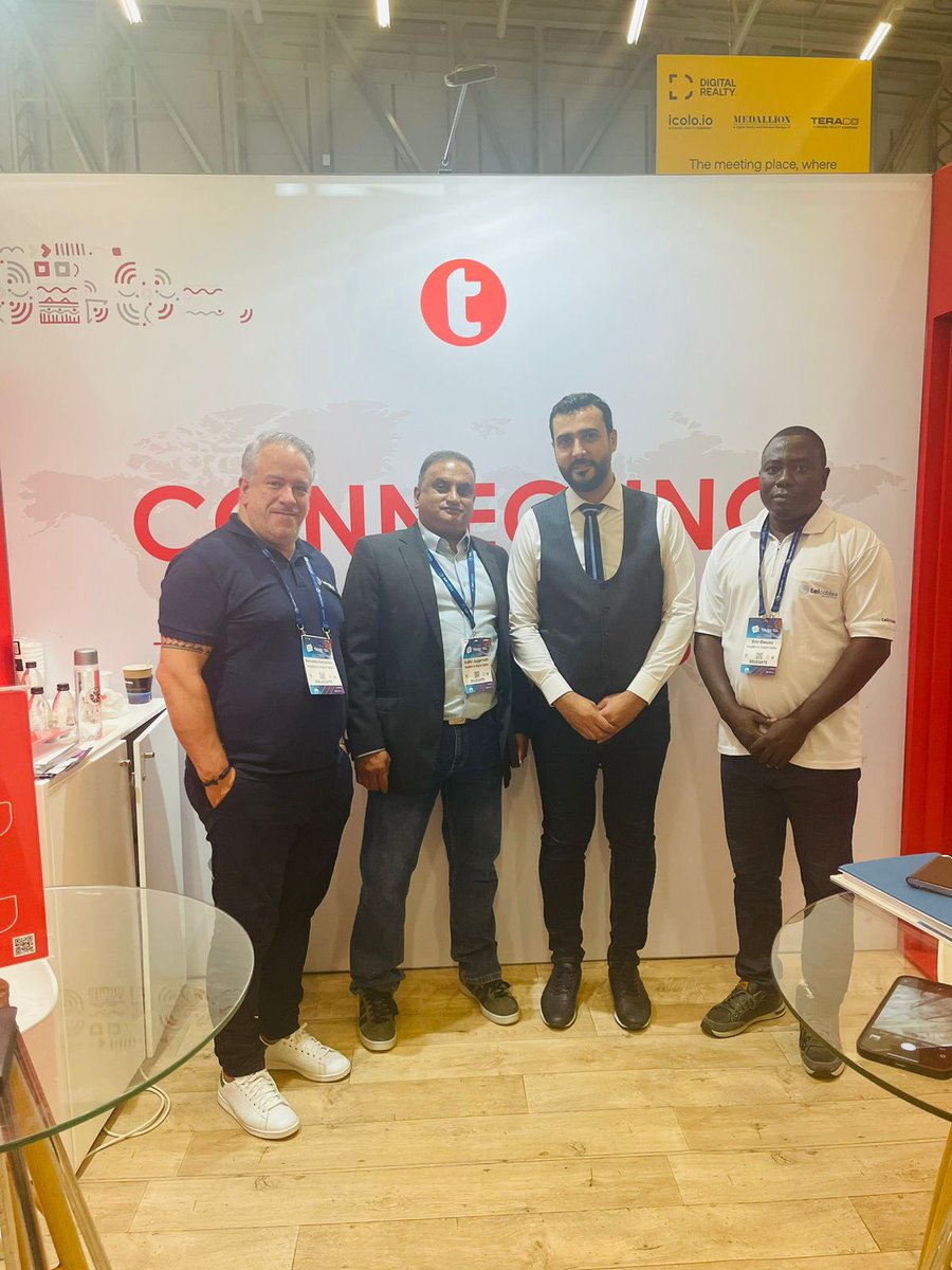 telcablesng's tweet photo. That's a wrap! What an incredible close to AfricaCom!
 
Another year reconnecting with industry peers and closing agreements that might shape the telecommunications market in Africa.

Looking forward to meeting again at the next events. https://t.co/UvcF9R9VJu