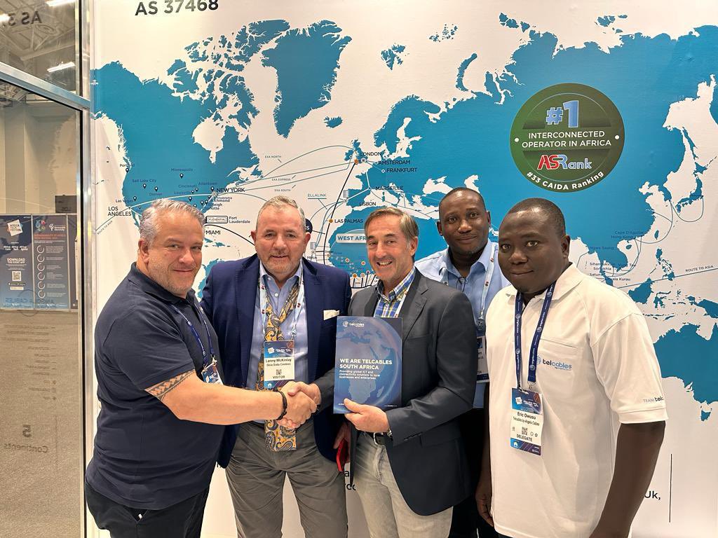 telcablesng's tweet photo. That's a wrap! What an incredible close to AfricaCom!
 
Another year reconnecting with industry peers and closing agreements that might shape the telecommunications market in Africa.

Looking forward to meeting again at the next events. https://t.co/UvcF9R9VJu