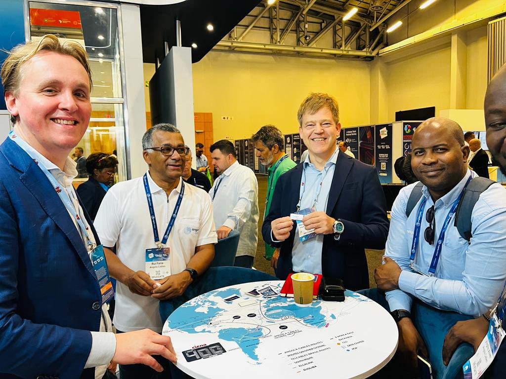 telcablesng's tweet photo. That's a wrap! What an incredible close to AfricaCom!
 
Another year reconnecting with industry peers and closing agreements that might shape the telecommunications market in Africa.

Looking forward to meeting again at the next events. https://t.co/UvcF9R9VJu