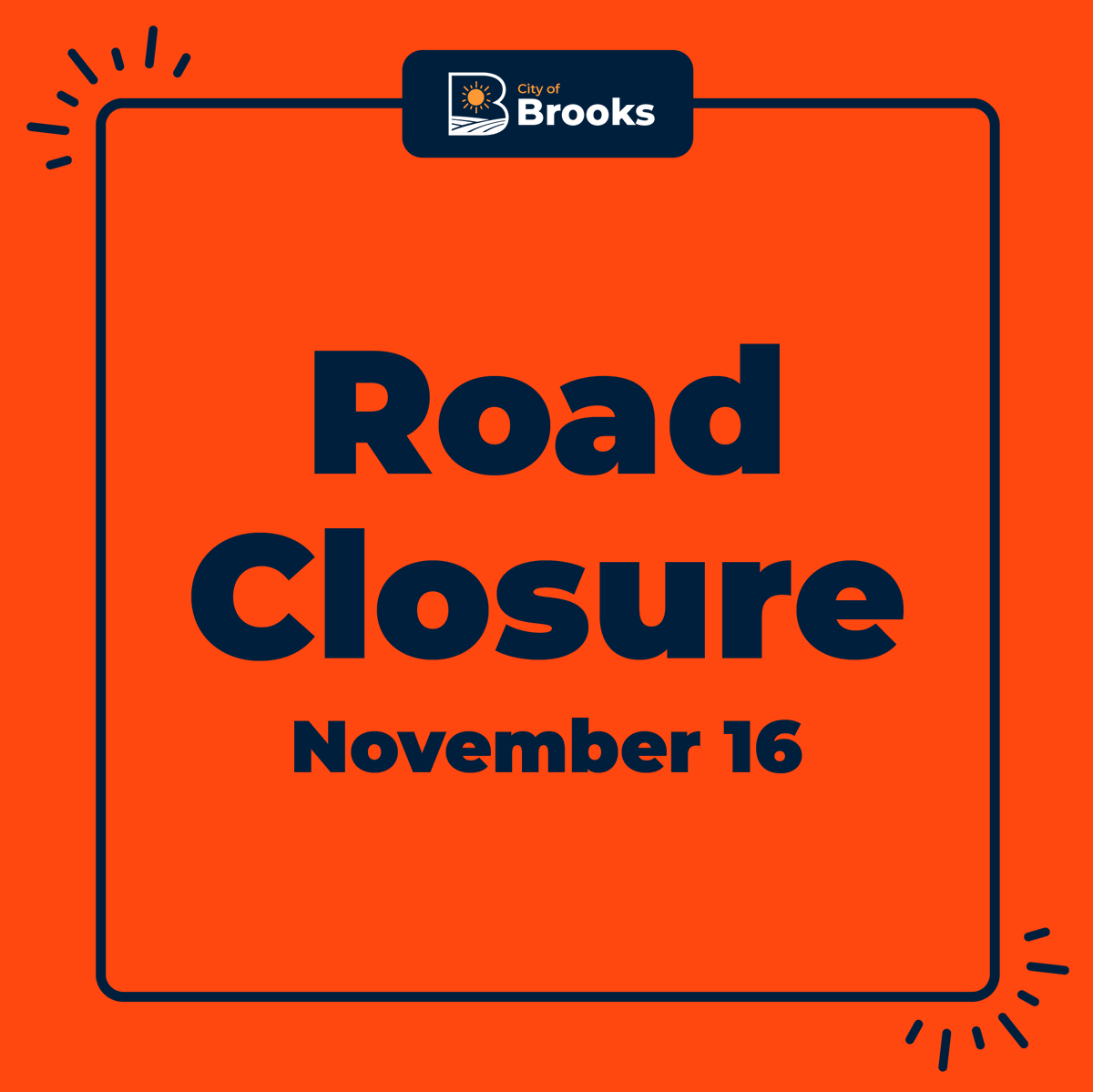1st Ave will be closed between 1st St W and 2nd St W, as well as behind City Hall for Christmas in the Park! There will also be blockages along 2nd St W during the Santa Clause Parade.