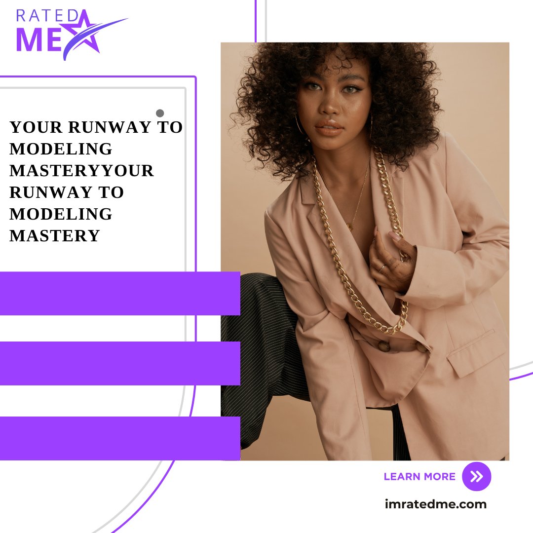 RatedMe1's tweet photo. Strike a pose, embrace your grace, and join Rated Me, where every click is a step towards modeling excellence. 

Learn more at https://t.co/VRGQjyAjVe

#artist #artistic #learnart #skills #skillsdevelopment #performingarts #download https://t.co/avnLzERwFg