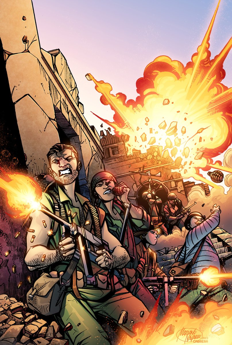 MarianoPNavarro's tweet photo. Colors and cover assembly by @CabreraColor
Visit us at https://t.co/vE8BHV7yBe
For commissions, contact: commissions@portalcomic.com
#NickFury #HowlingCommandos #SHIELD #comic #ComicArt #remake #anniversary #MarvelComics #StanLee #JackKirby https://t.co/C389ZZT5al