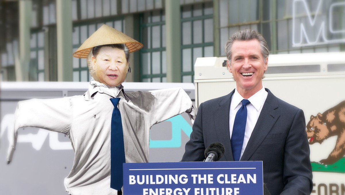 Californians Set Up President Xi Dummy So Newsom Will Keep The Cities Clean All The Time buff.ly/46j1xGF