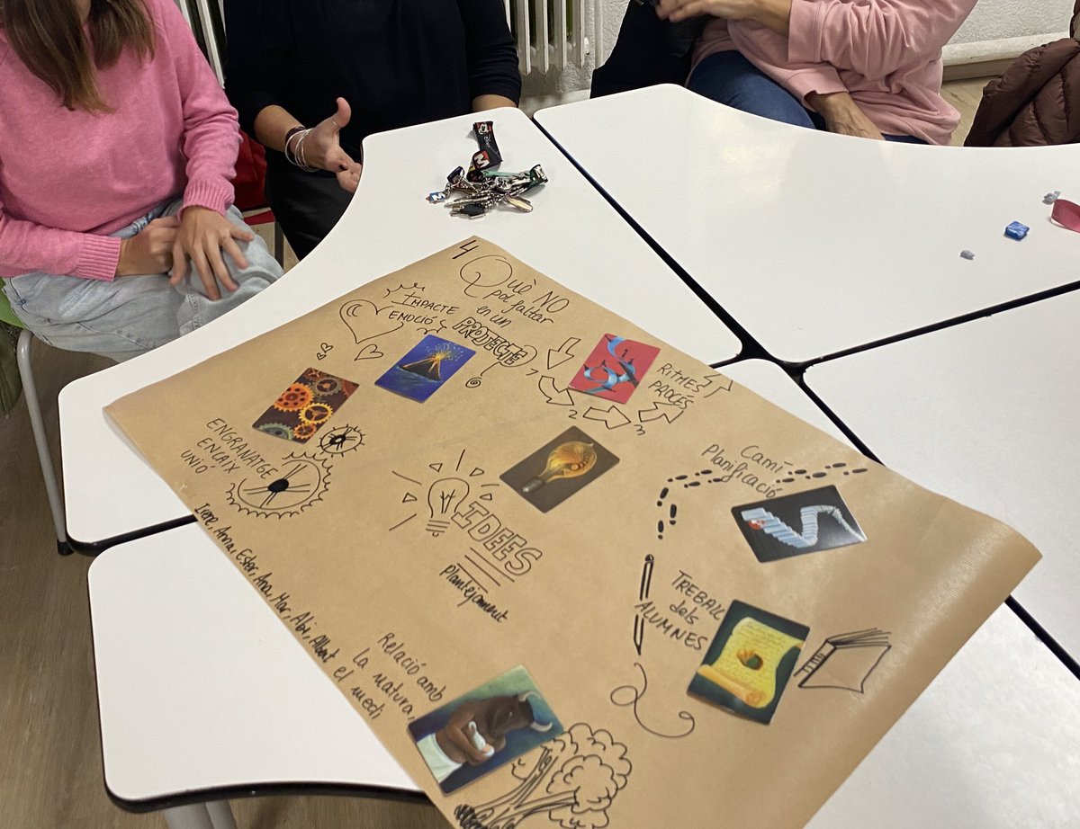 MiquelUtrillo's tweet image. Avui, a la formació #faig del @cesirecat , les mestres de menuts han preparat un berenar per llepar-se’n els dits. 
A més, hem pogut aprofundir sobre un dels elements clau dels projectes: La pregunta essencial. 
#utrillomola #programafaig #faigmola #aprenentatgeAmbSentit