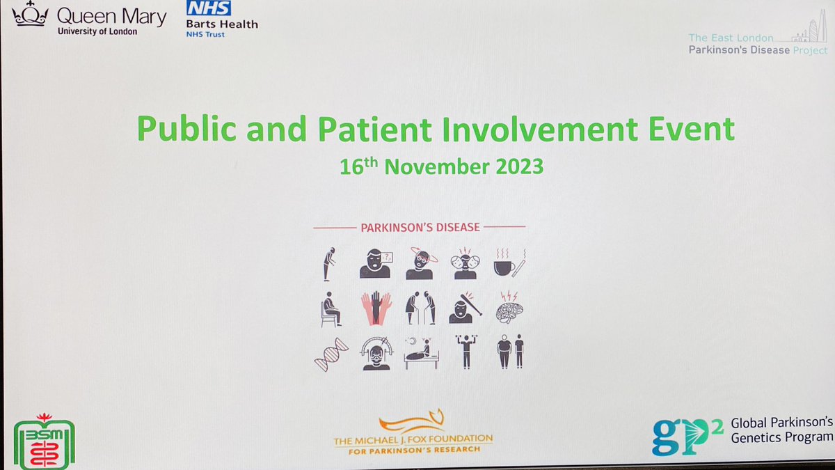 The East London Parkinson's Disease Project tweet media
