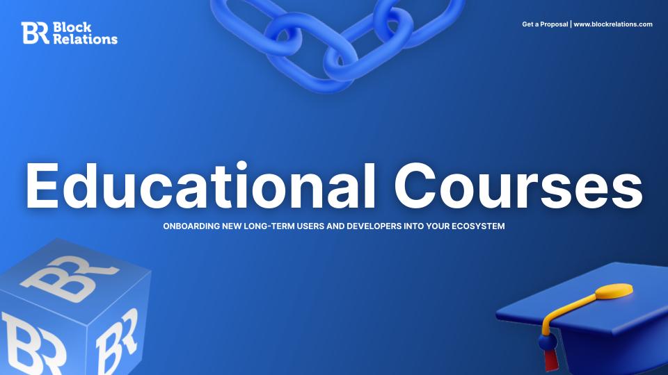 BlockRelations's tweet photo. Looking to expand your user funnel, getting new users to join your #Blockchain or #Web3 ecosystem?

🎓 Educational Courses and Certificate Programs 

Get a proposal from @BlockRelations, providing Trusted Independent #Research and #Education since 2020 👇

https://t.co/jLFbbtJCcZ https://t.co/Oqyh1MzH3L