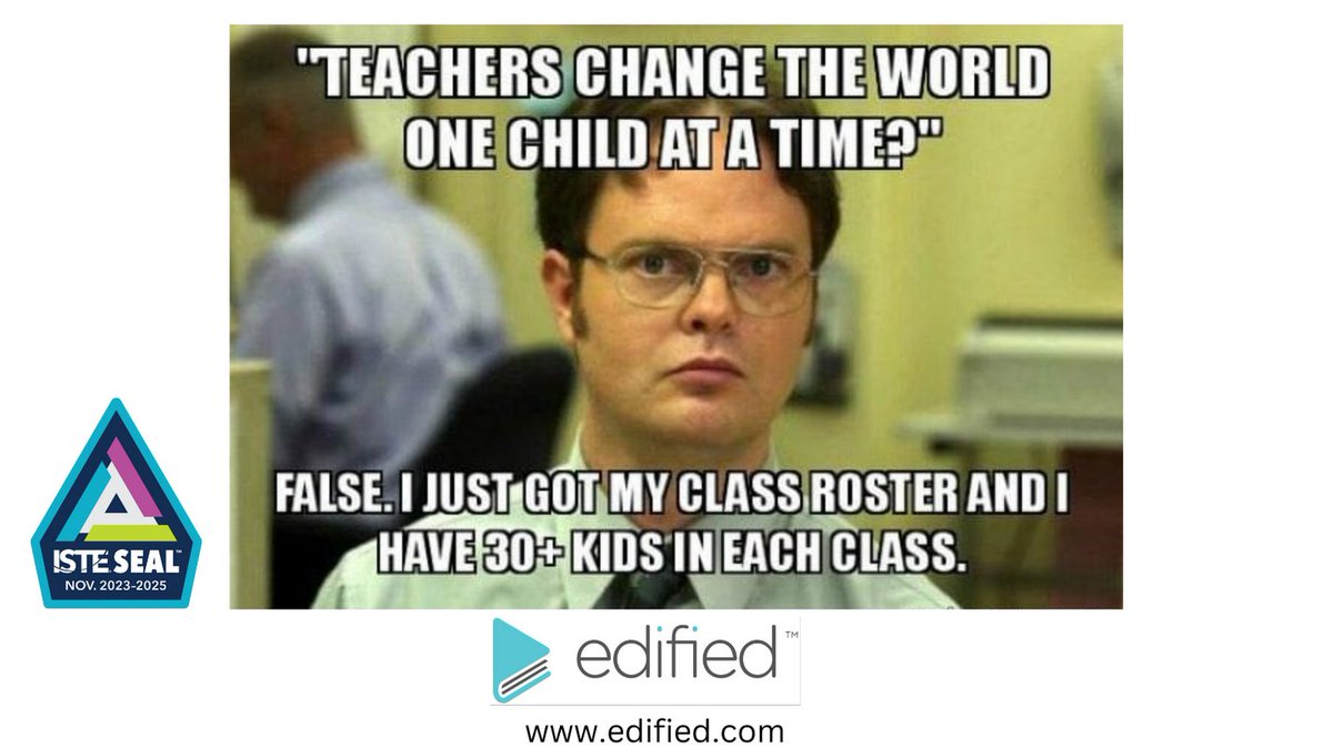 get_edified's tweet photo. Hang in there Teachers!!  Edified has your back. https://t.co/qXAZr4AsK6

#ISTE #edtech #instructionaltechnology #k12 #teachertwitter https://t.co/Nxo5WpLbk0