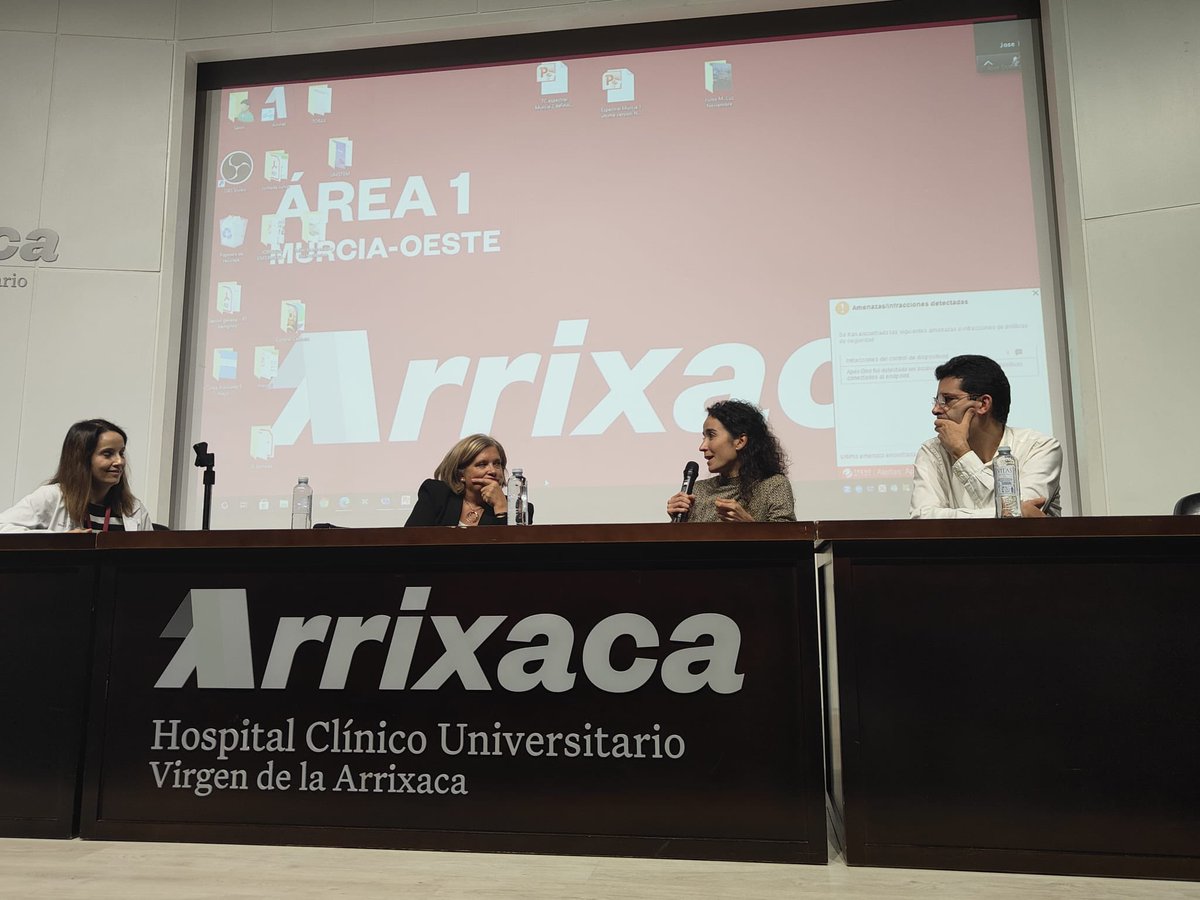 SORMU_RX's tweet photo. Excelentes charlas en las Jornadas de la Sociedad murciana de radiología sobre TC espectral dadas por Dras. Laura Serrano y Elena Canales y Dr. Francesco Macri. Altísimo nivel . Al año que viene más. #visibilidaddelaradiologia #tcespectral #spectralct @seramrx @residentesSERAM https://t.co/aCjbh0wBvj